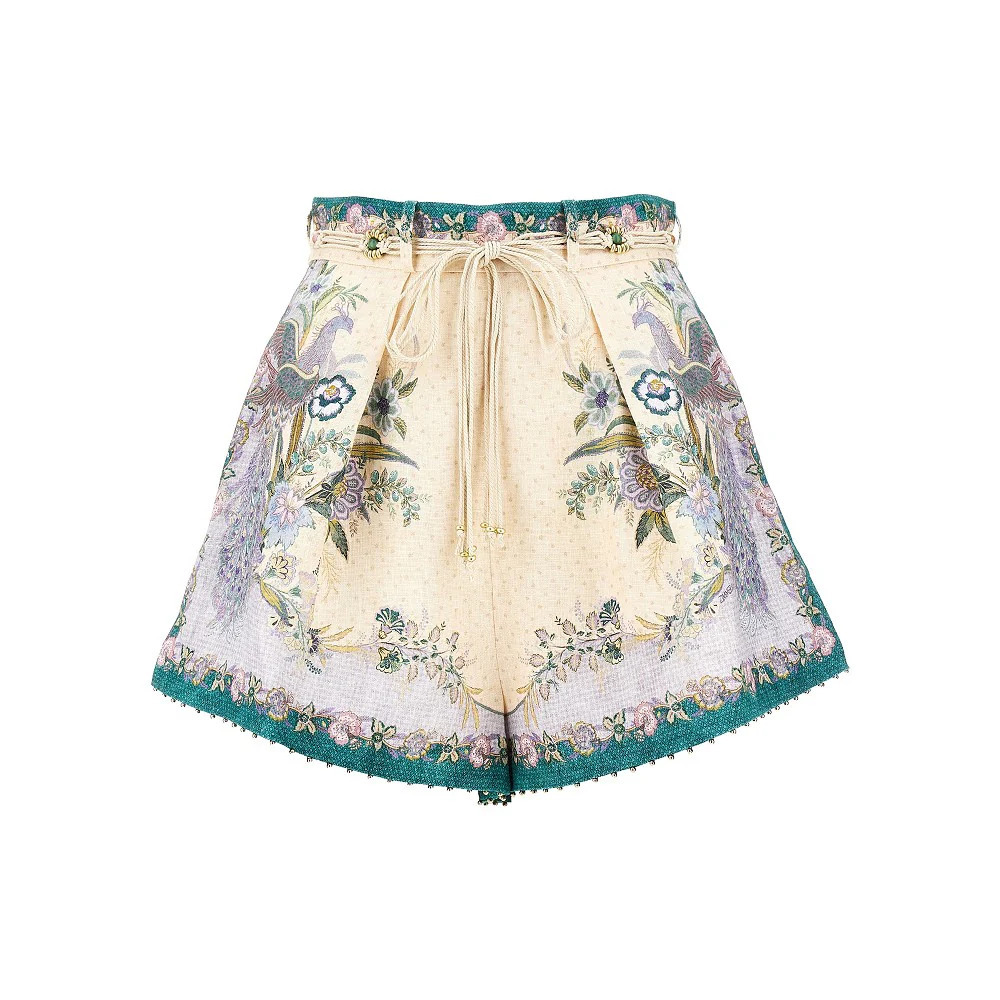 Zimmermann Indra Linen Shorts